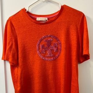 Tory Burch sequined tshirt, Small